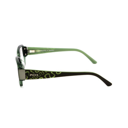 Emilio Pucci Olive Plastic Glasses (Frames)