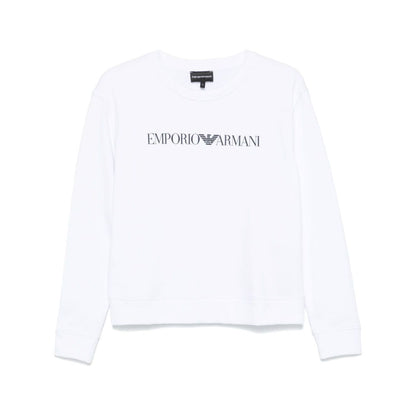 Emporio Armani logo-print organic-cotton Sweatshirt Topwear