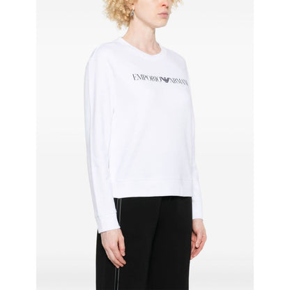 Emporio Armani logo-print organic-cotton Sweatshirt Topwear