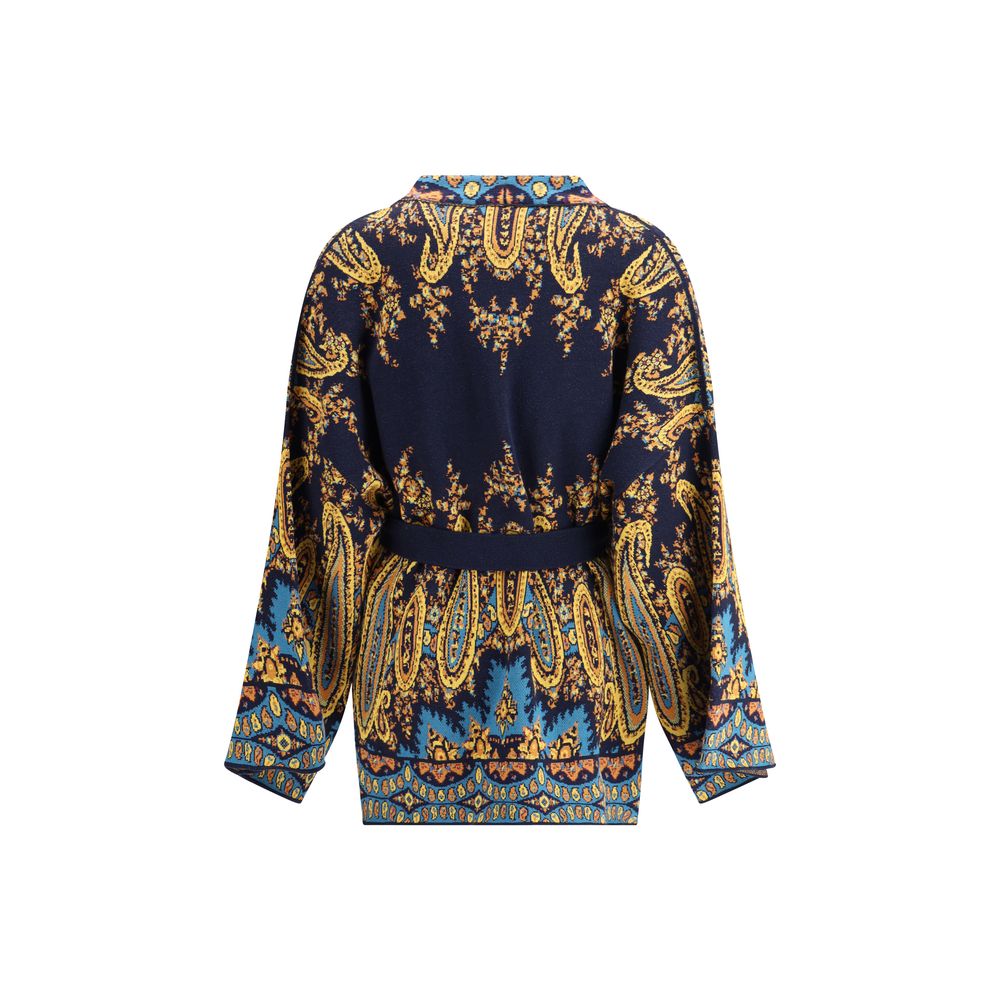 Etro Multicolor Cotton Cardigan