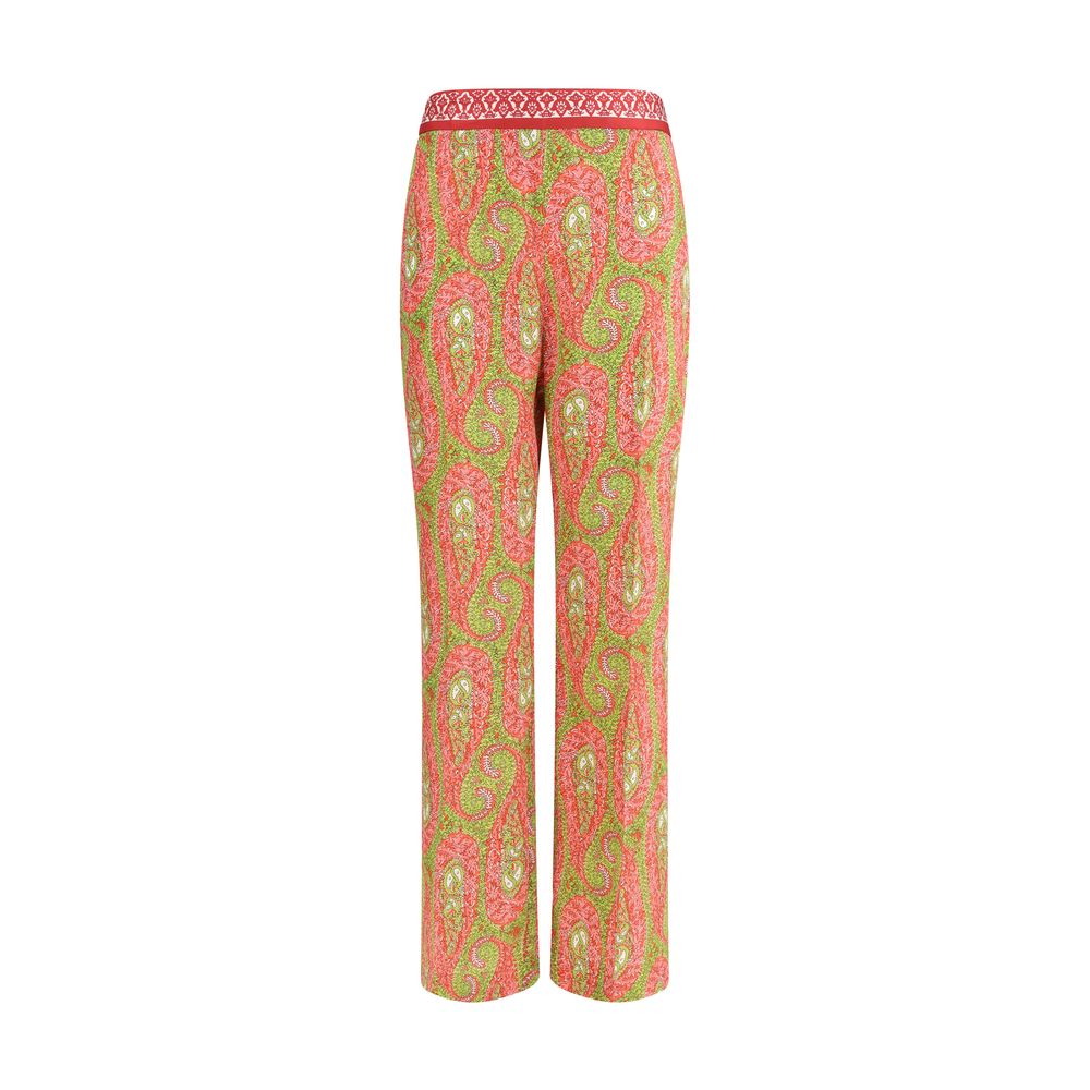 Etro Multicolor Polyester Pants 1728,72470364320,Clothing,Etro,IT42 | L,IT44 | L,IT46|XL,Multicolor,New with tags,Pants - Clothing,Women