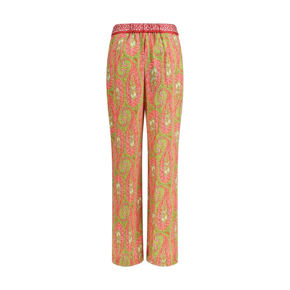 Etro Multicolor Polyester Pants