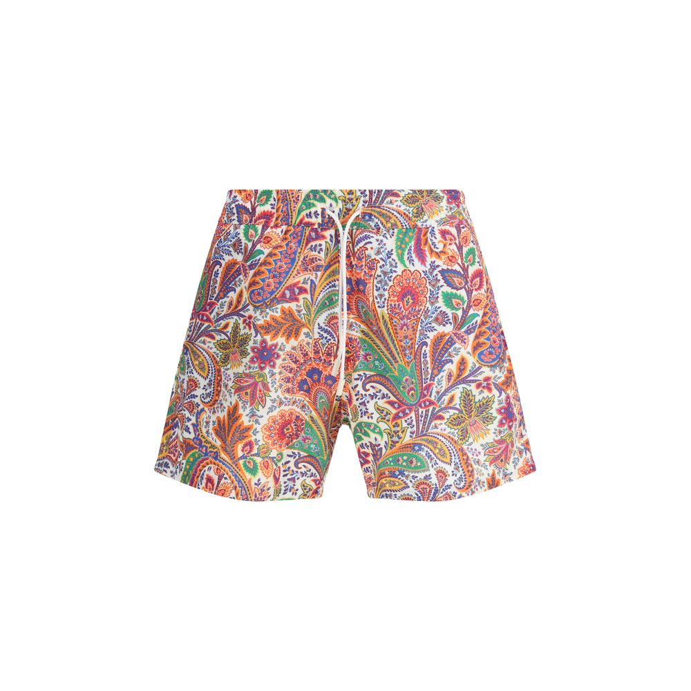 Etro Multicolor Polyester Short And Mini Shorts 1728,72470364320,Clothing,Etro,L,M,Men,Multicolor,New with tags,S,Short and Mini - Shorts - Clothing,Shorts - Clothing