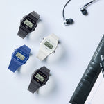 CASIO VINTAGE Mod. F-91 BIO RESIN STRAP - BLUE WATCHES