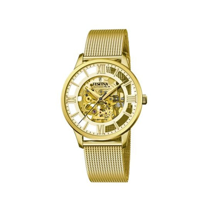 FESTINA WATCHES Mod. F20667/1 in gold with open dial design.