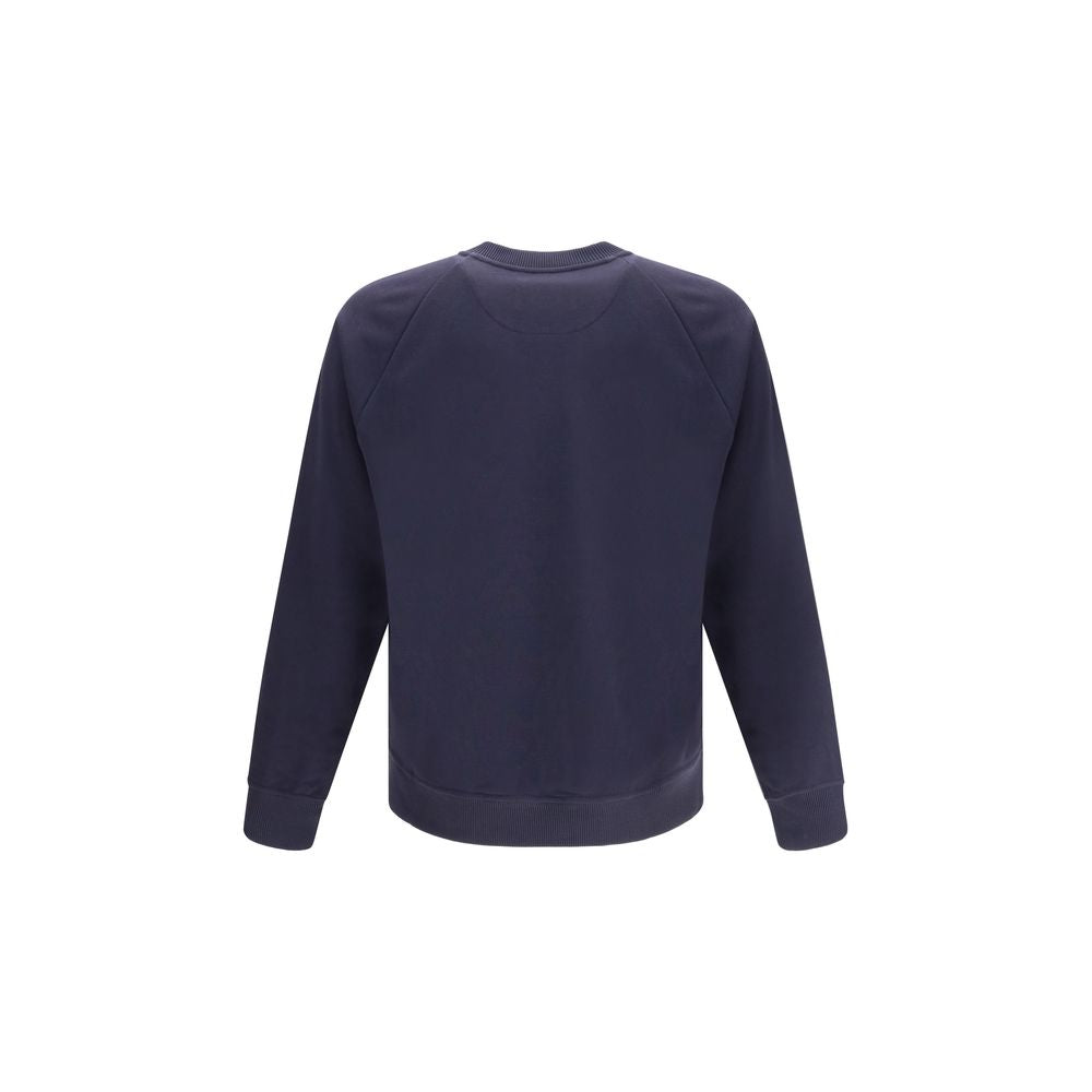 Fendi Blue Cotton Sweatshirt Fendi