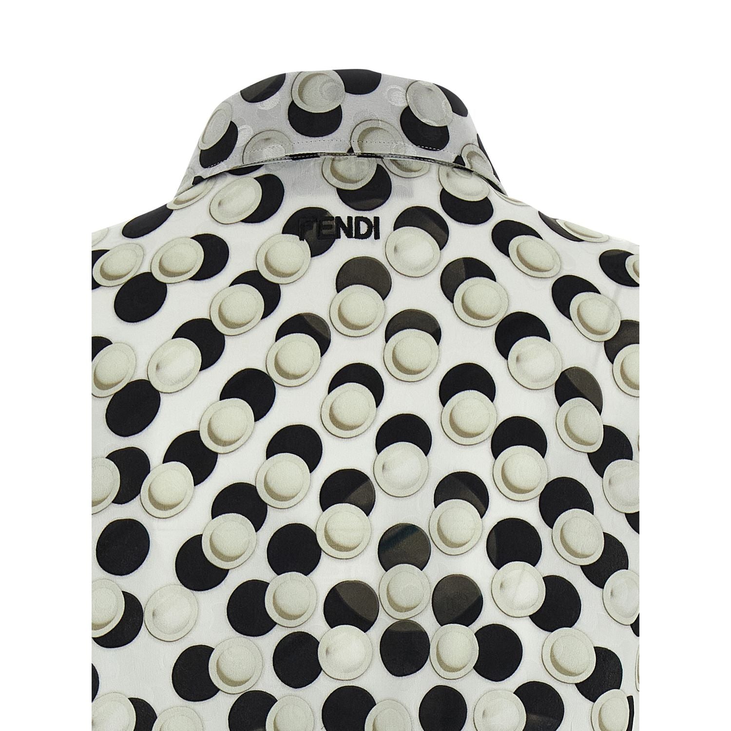 Fendi Multicolor Silk Pattern Shirt