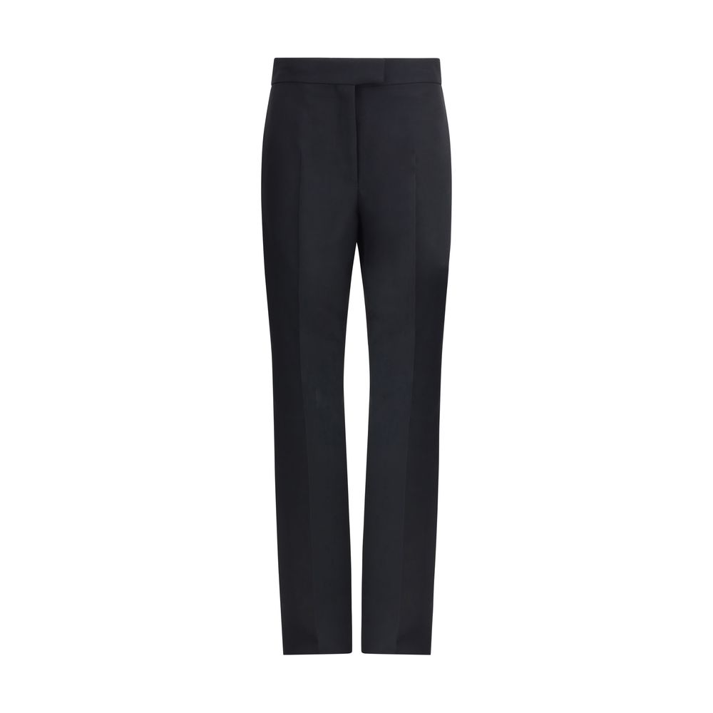 Ferragamo Black Viscose Casual Pants Ferragamo