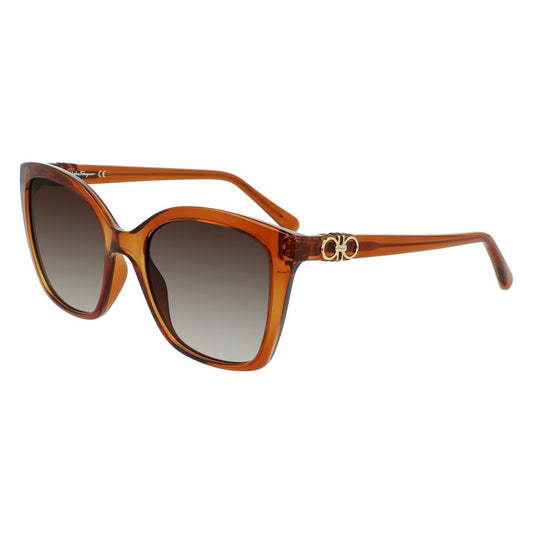 Ferragamo Brown Injected Sunglasses 1728,67434610848,Accessories,Brown,Ferragamo,Glasses and Sunglasses - Accessories,New with tags,Sunglasses - Glasses and Sunglasses - Accessories,Women