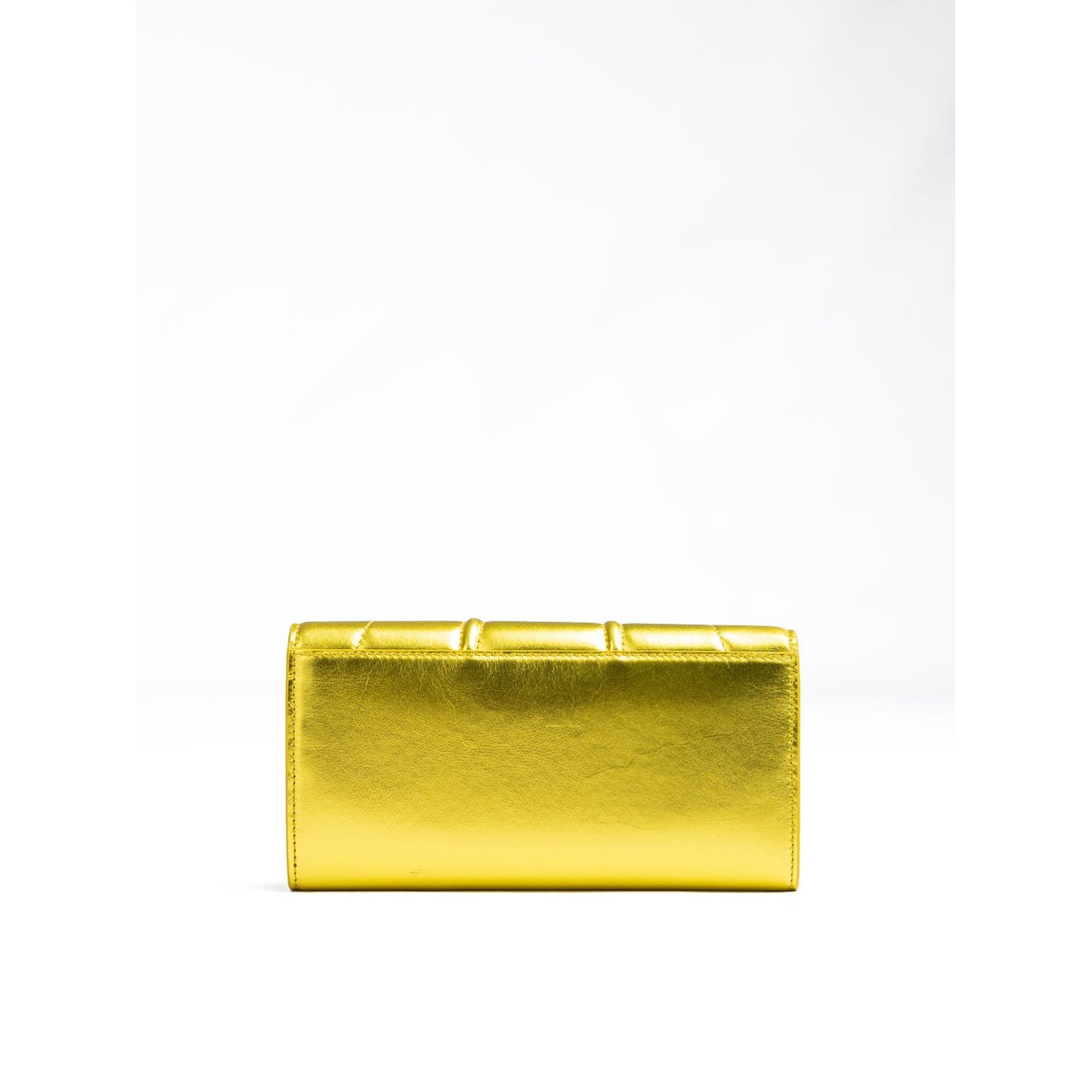 Ferrari Metal Yellow GT patent leather purse