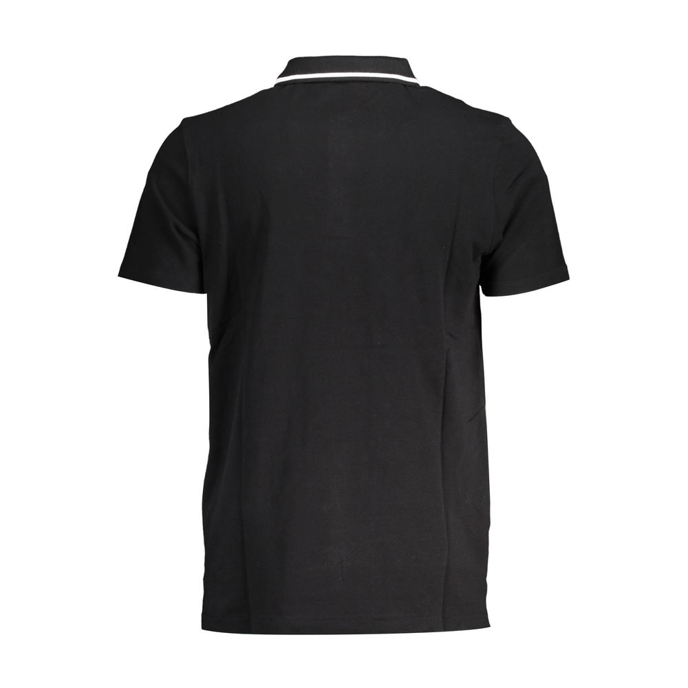 Fila Black Cotton Polo Shirt
