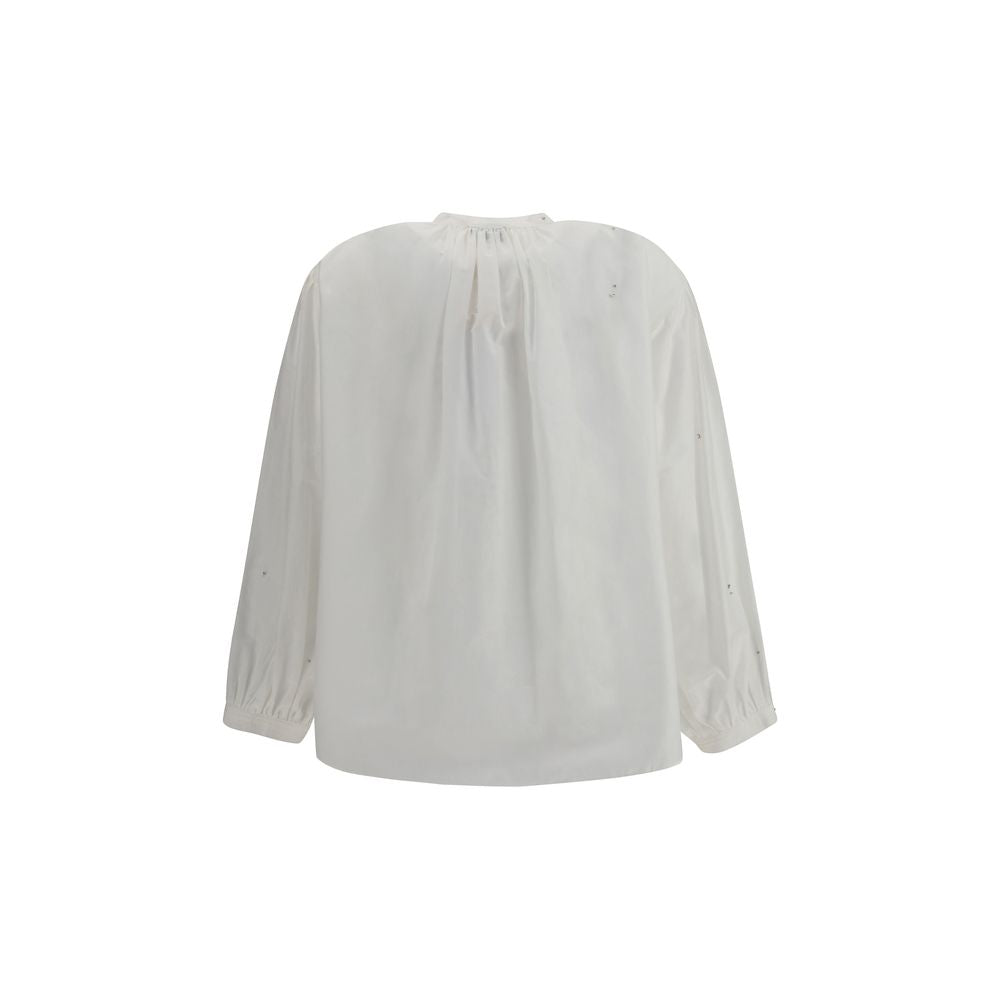 Forte_Forte White Cotton Blouse