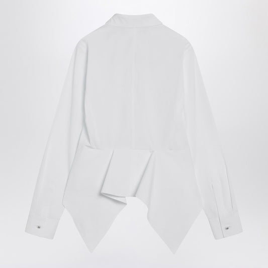 Max Mara White shirt in cotton poplin