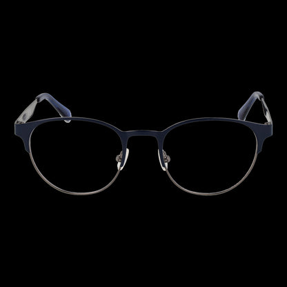 GANT MOD. GA50019 50090 eyeglasses for gent, front view of stylish navy frame on black background.