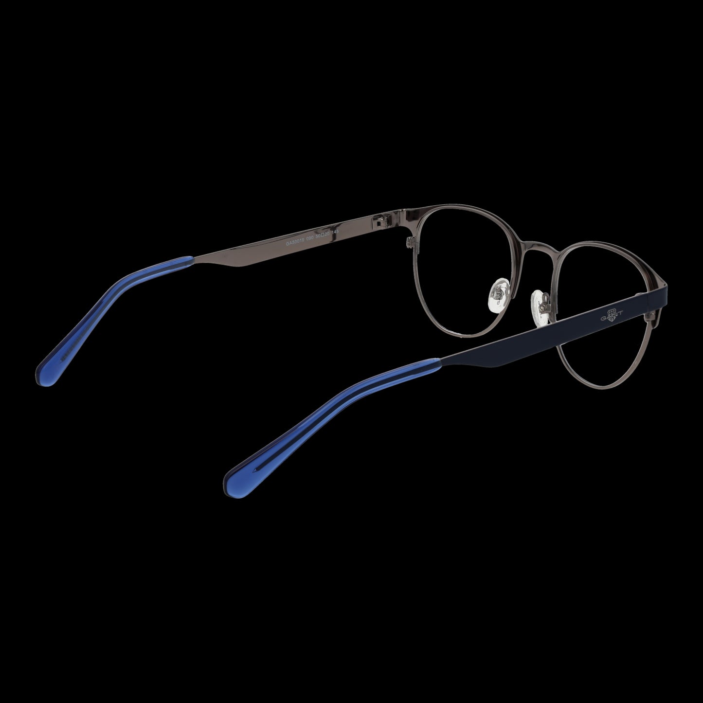 Alt Tag: GANT MOD. GA50019 50090 men's eyeglasses with blue temples, stylish eyewear for gents.
