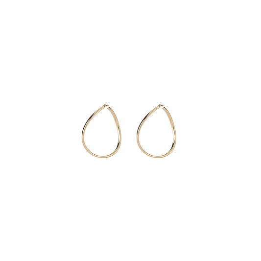 GUESS JEWELS JEWELRY Mod. JUBE04197JWYGT-U gold teardrop earrings, elegant design for stylish occasions and everyday wear.