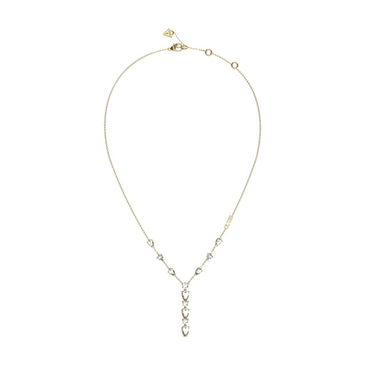 Elegant necklace from GUESS JEWELS JEWELRY Mod. JUBN04408JWYGT-U with gold-tone detailing and crystal accents.