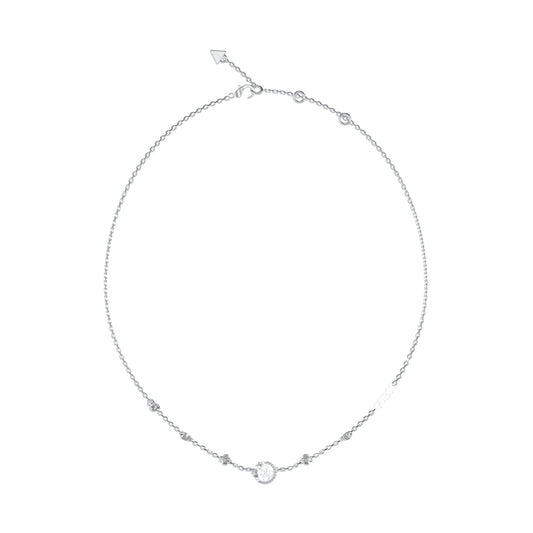 GUESS JEWELS JEWELRY Mod. JUBN05038JWRHT-U silver necklace with delicate chain design