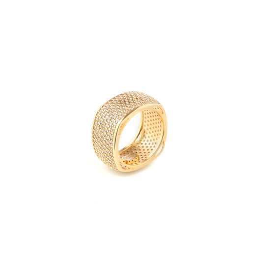 GUESS JEWELS JEWELRY Mod. JUBR04674JWYG58 featuring a gold textured ring