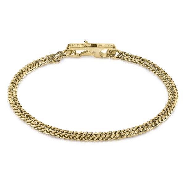GUESS JEWELS JEWELRY Mod. JUMB01330JWYGS gold chain bracelet with sleek design