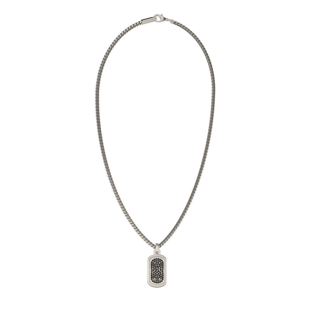 GUESS JEWELS JEWELRY Mod. JUMN05017JWSTBKT-U elegant necklace with silver chain and pendant