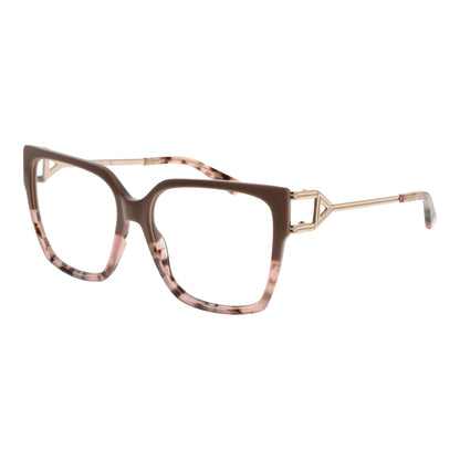 GUESS MOD. GU2910 55059 Lady Eyeglasses in brown and pink with geometric frames for stylish women