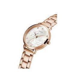 GUESS Mod. GW0242L3 lady watch with quartz analog movement, silver 925° material, mineral dial, 3 ATM water resistance, 38mm case