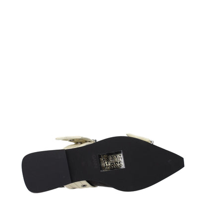 Ganni Black Polyethylene Flat Sandals