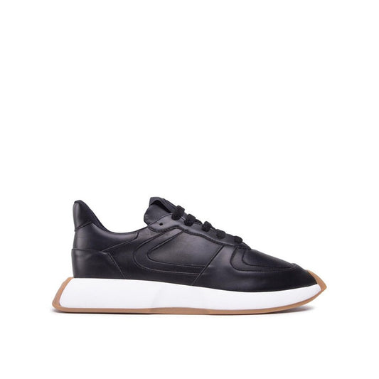 Giuseppe Zanotti Black Calfskin Chunky Sneakers