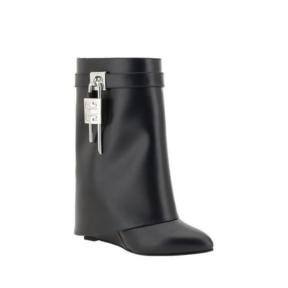 Givenchy Black Calf Leather Bos Taurus Ankle Boots Givenchy