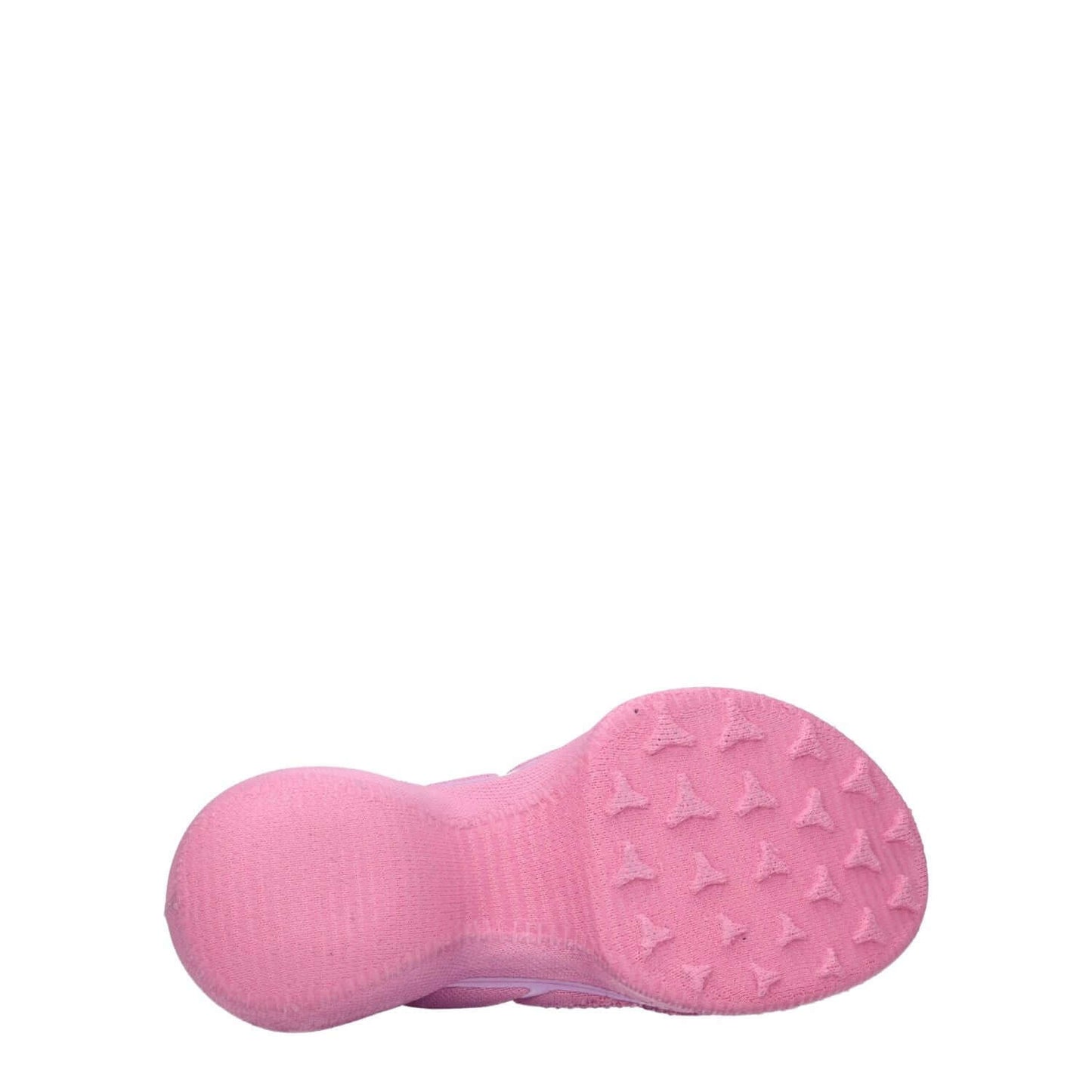 Givenchy Pink Fabric Sneakers with rubber sole, sporty glam design, mid heels, and round toe. Violet secondary color. Model BE002WE1MV514.