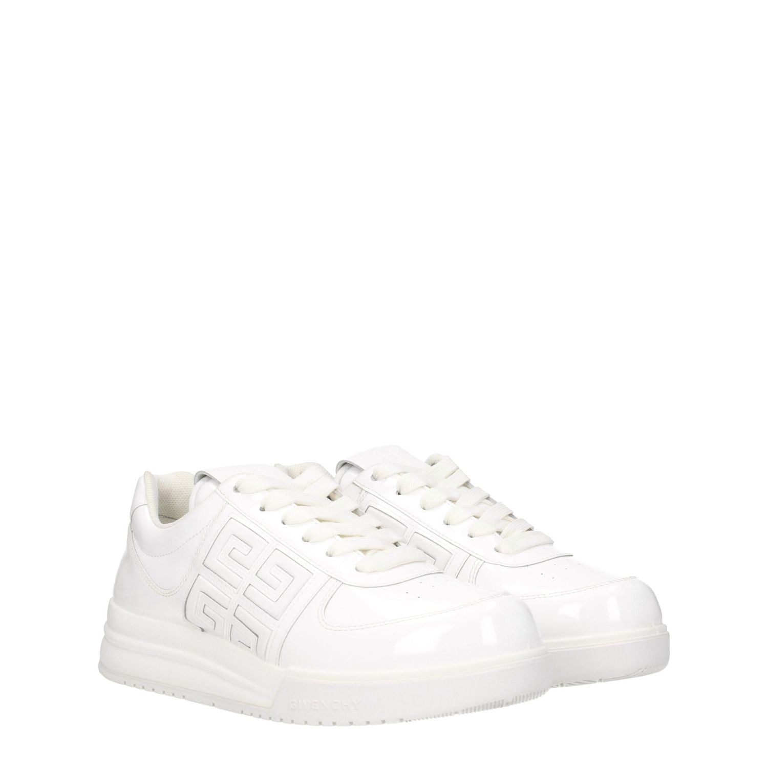 Givenchy White Leather Low Top Sneakers