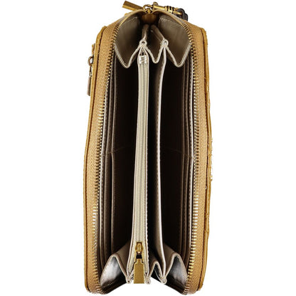 Guess Jeans Yellow Polyethylene Wallet