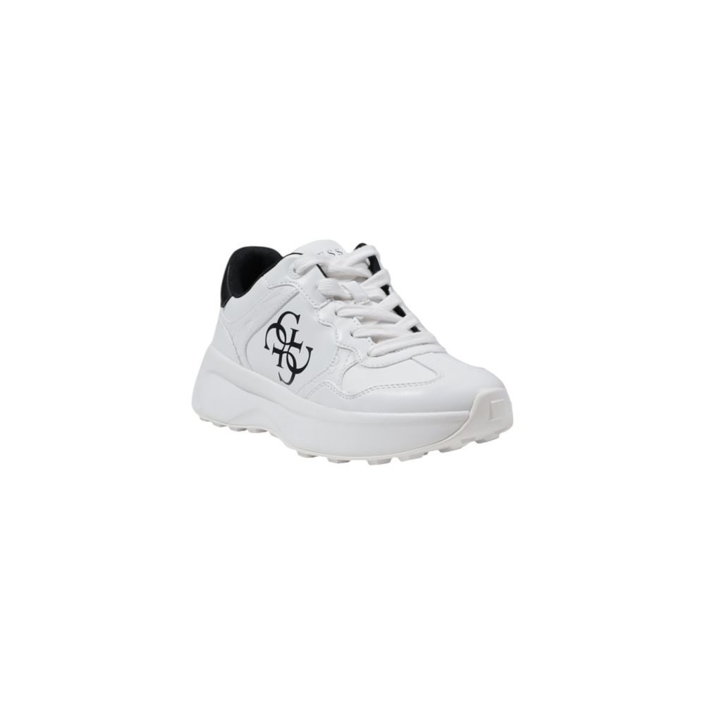 Guess White Polyethylene Chunky Sneakers Guess