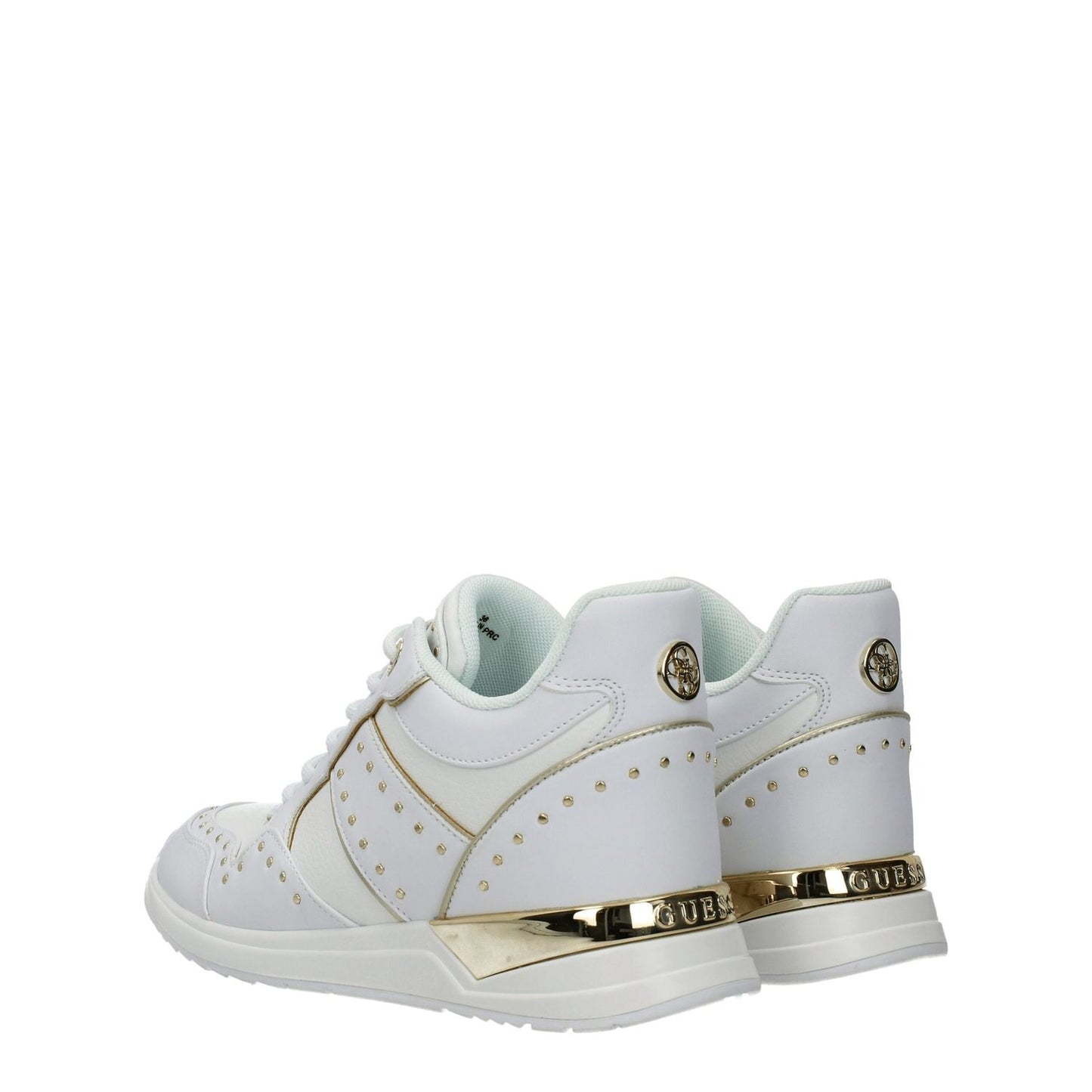 Guess White Polyethylene Sneakers Guess