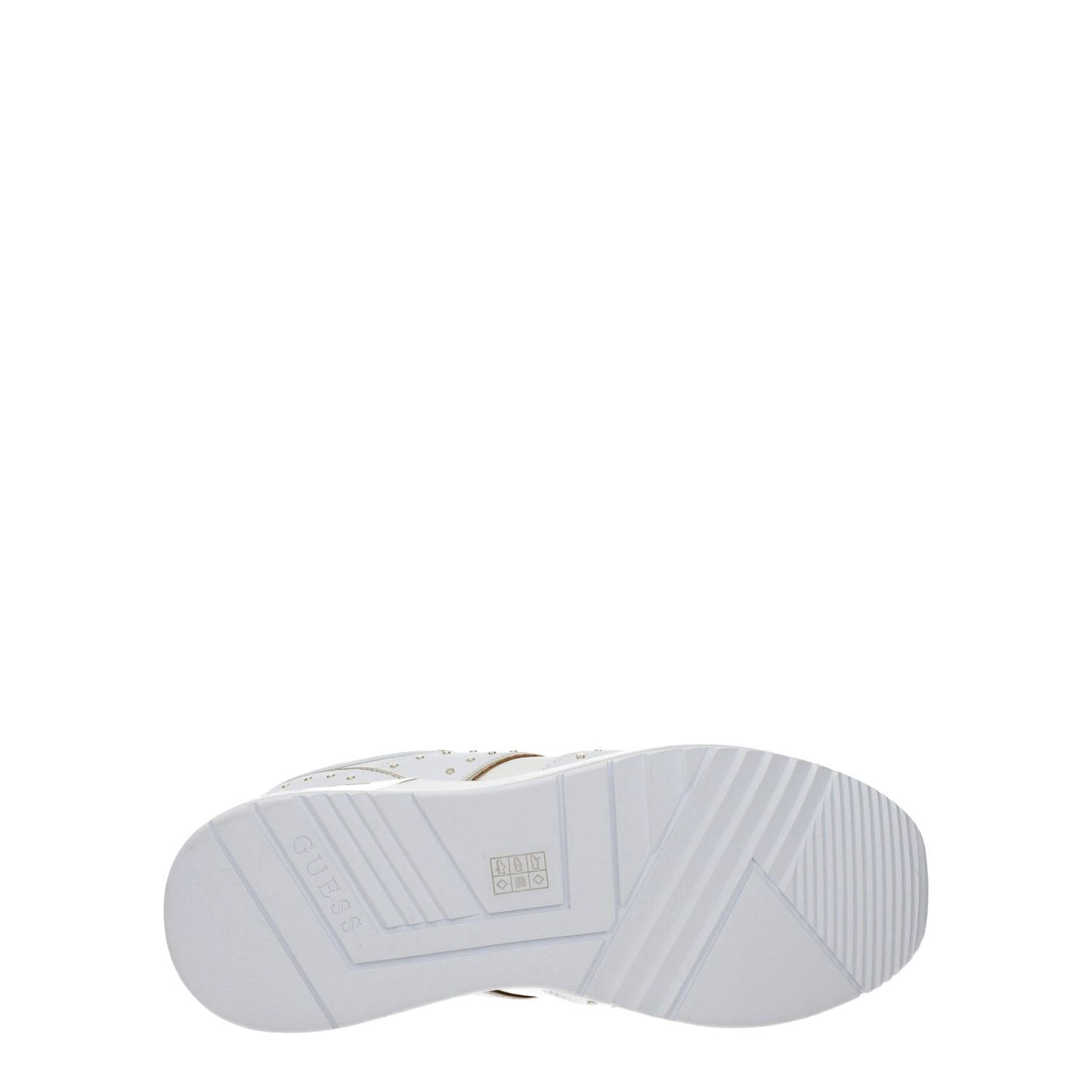 Guess White Polyethylene Sneakers Guess