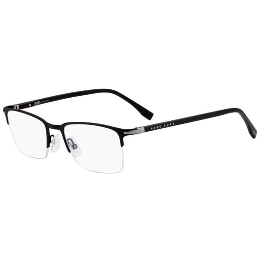 HUGO BOSS MOD. BOSS 1007_IT stainless steel gent's glasses with sleek black frame