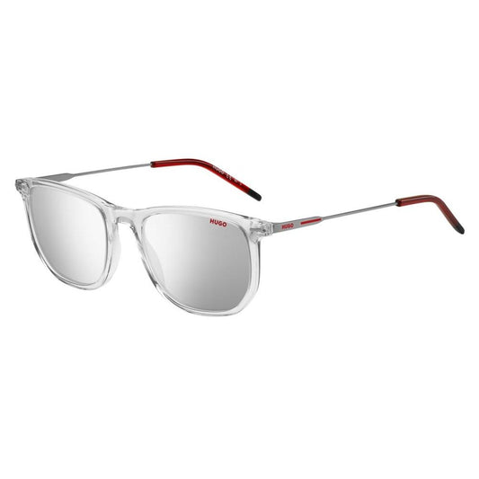 HUGO MOD. HG 1204_S gent sunglasses with clear frame and red accents