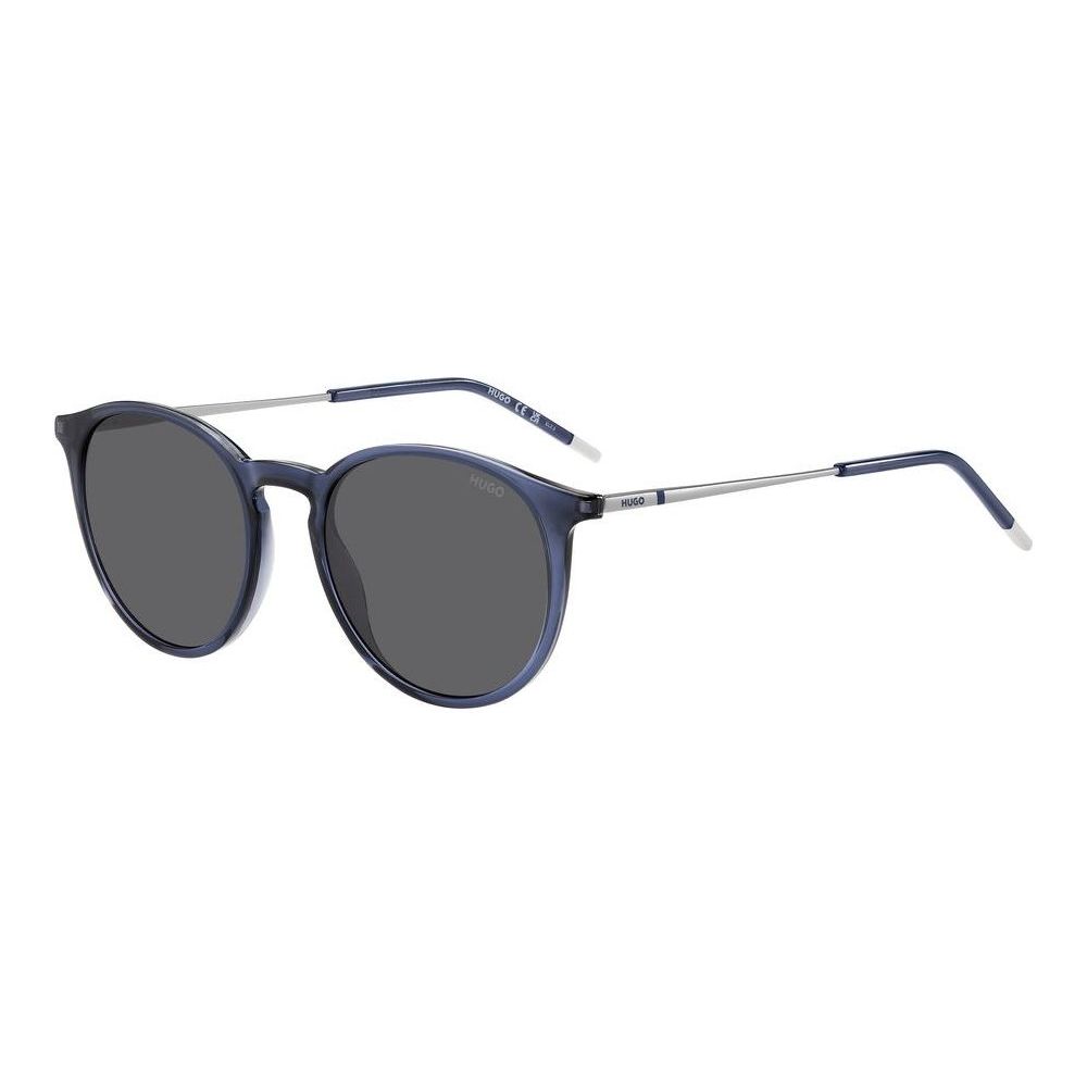 HUGO MOD. HG 1286_S gent's sunglasses with dark lenses and navy frame, side view