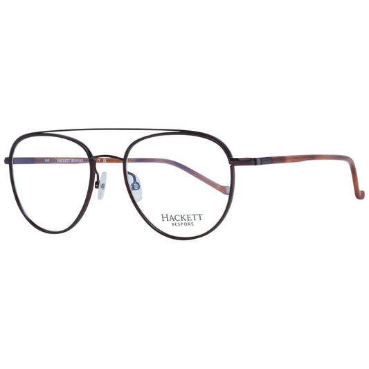 Hackett Brown Stainless Steel Glasses (Frames) Hackett
