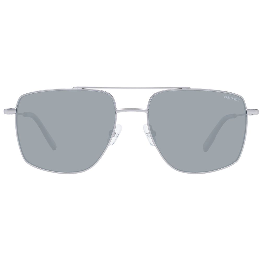 Hackett Gray Metal Sunglasses