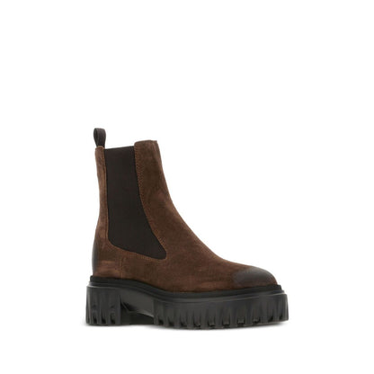 Hogan Pre 50mm elastic-panel leather boots Boots