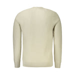 Hugo Boss Beige Cotton Men Sweater