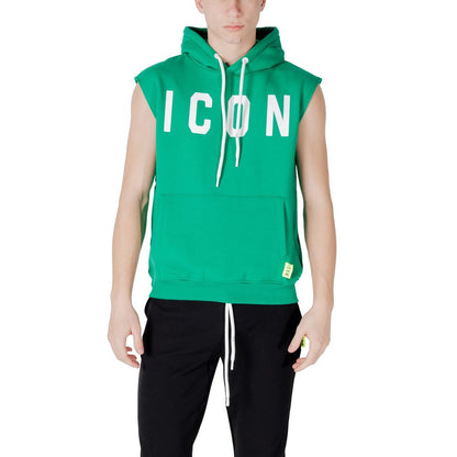 Icon Green Cotton Hoodie