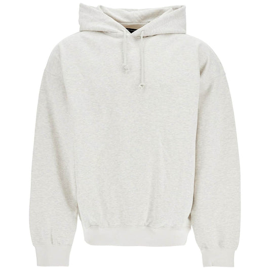 Y-3 light grey cotton and recycled polyester hoodie for men Topwear Y-3 Light Gray