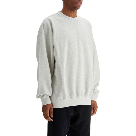 Y-3 light grey soft cotton and polyester sweatshirt Topwear Y-3 Light Gray