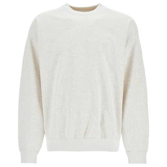 Y-3 light grey soft cotton and polyester sweatshirt Topwear Y-3 Light Gray