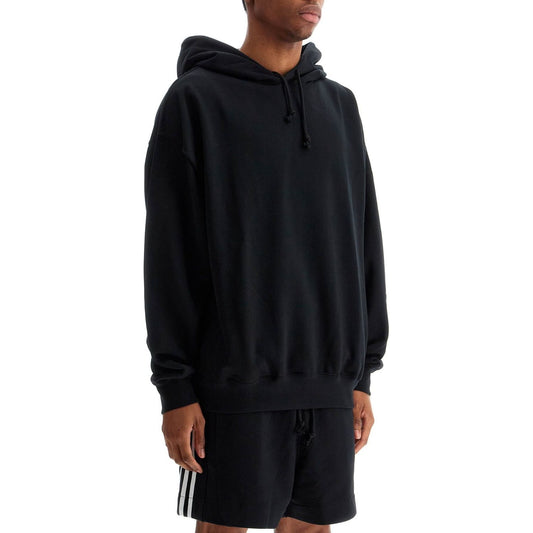 Y-3 black cotton hoodie with gfx print Topwear Y-3 Black