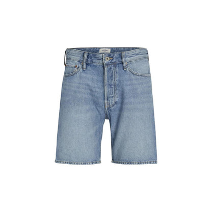 Jack Jones Blue Cotton Bermuda Shorts