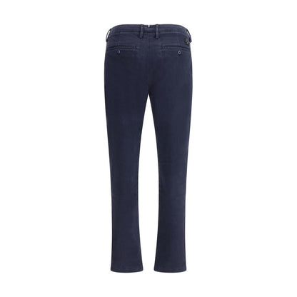 Jacob Cohen Blue Cotton Casual Pants